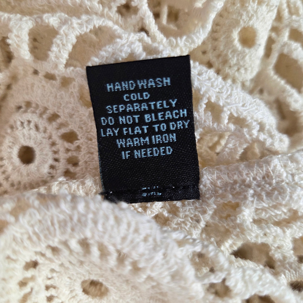 Cynthia Rowley Swim Lace Cover-up Shorts M Tie Waist Whimsy Fairy Vacation NWT - Picture 5 of 9